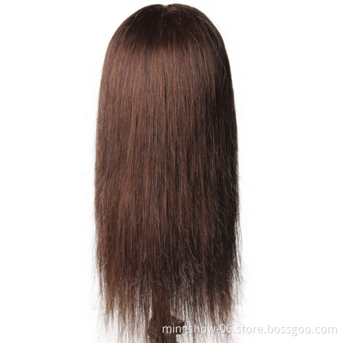 100% Real Hair Female Mannequin Head Training Head Styling